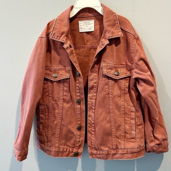 Zara kids denim unisex jacket size 7 - Picture 2 of 6